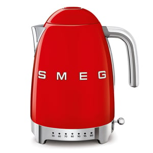 Smeg Stainless Steel Kettle KLF04RDUK 1.7LTR Red