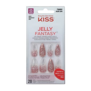 Kiss Jelly Fantasy Nails kgFJ04 28 pcs
