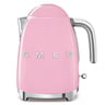 Smeg Stainless Steel Kettle KLF03PKUK 1.7LTR Pink