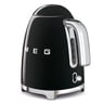 Smeg Stainless Steel Kettle KLF03BLUK 1.7LTR Black