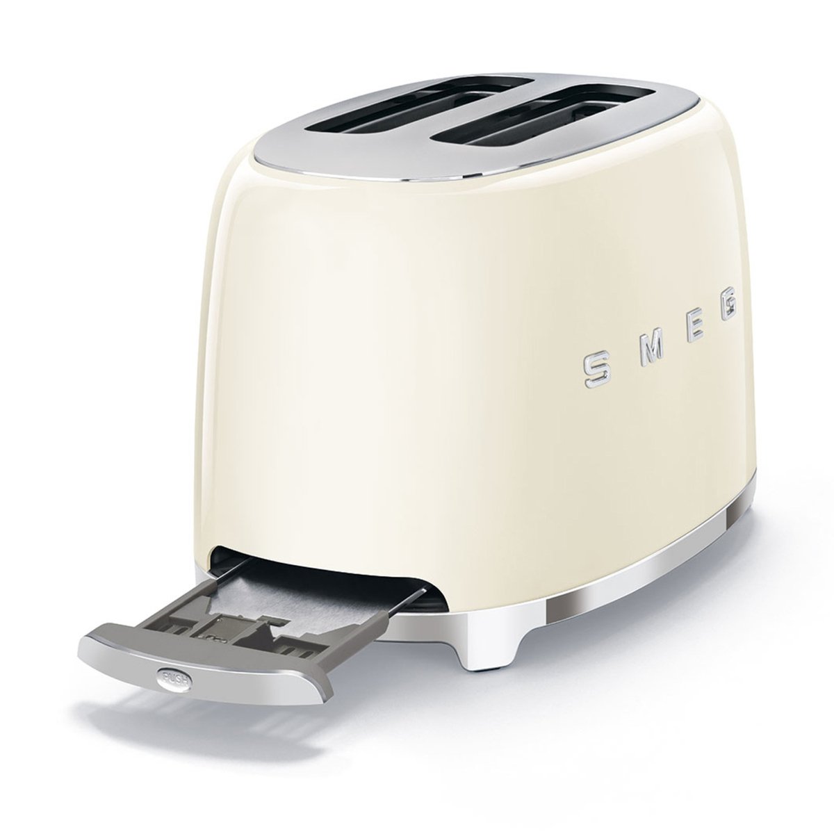 Smeg 2 Slice Toaster TSF01CRUK Cream