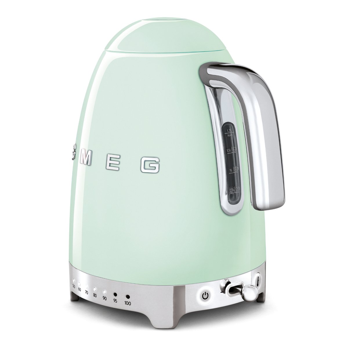 Smeg Stainless Steel Kettle KLF04PGUK 1.7LTR Green