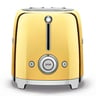 Smeg 2 Slice Toaster TSF01GOUK Gold