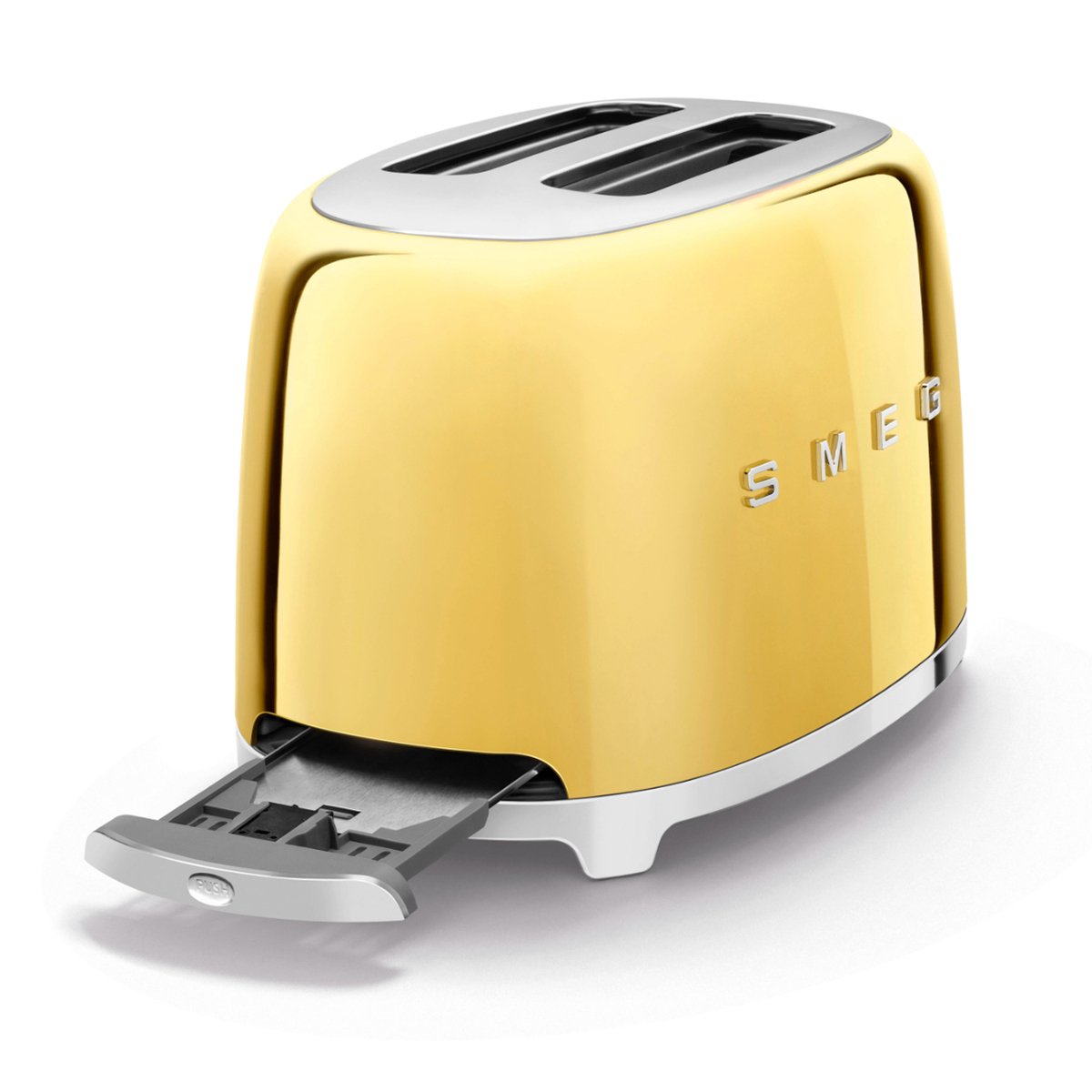 Smeg 2 Slice Toaster TSF01GOUK Gold