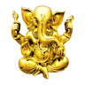 Maple Leaf Ganapathi Figurine Y-38