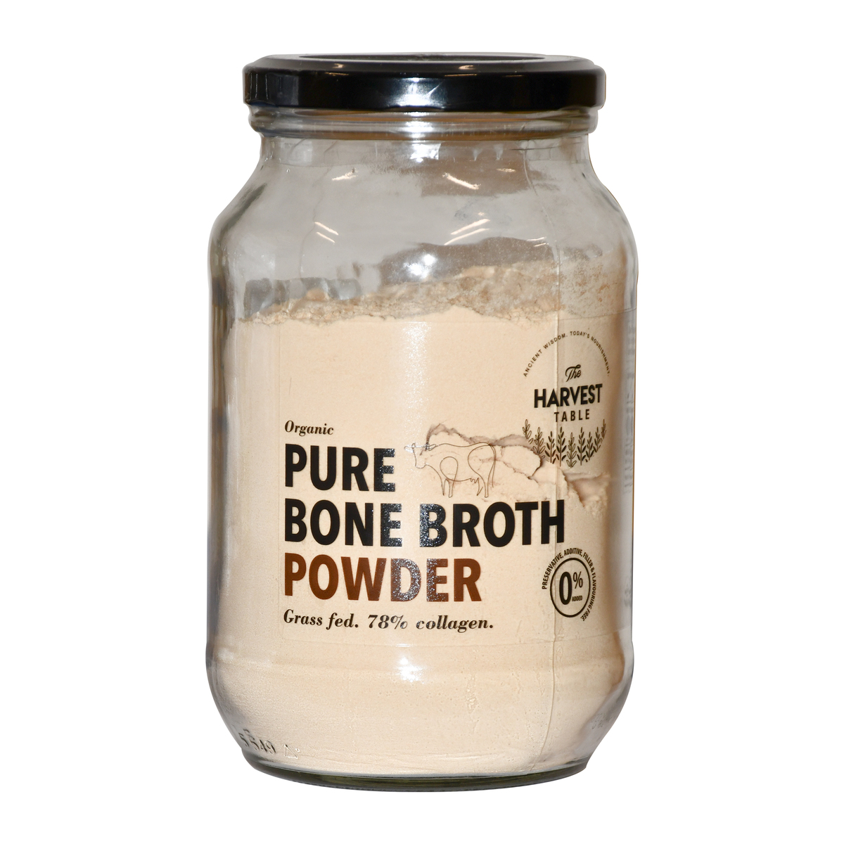 The Harvest Table Organic Pure Bone Broth Powder 350g