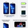 Apple iPhone 13 Pro 128GB Sierra Blue + Apple USB-C Power Adapter MHJF3ZE 20W + Apple Magsafe Charger MHXH3ZE/A
