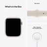 Apple Watch Series 7 GPS, 41mm Starlight Aluminium Case with Starlight Sport Band