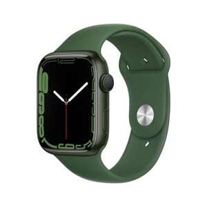 Apple Watch Series 7 GPS, 45mm Green Aluminium Case with Clover Sport Band