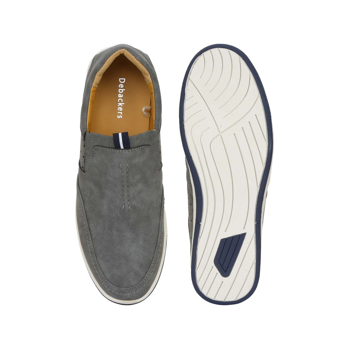 Debackers Men's Casual Shoe 3605-4 Grey, 40 Online at Best Price | Mens ...