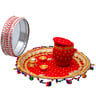 Madhoor Karwa chauth Pooja thali 3pcs set