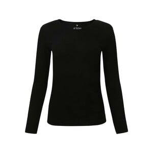 Eten Womens Body Fit T-Shirt Long Sleeve Black, Medium Online at Best ...