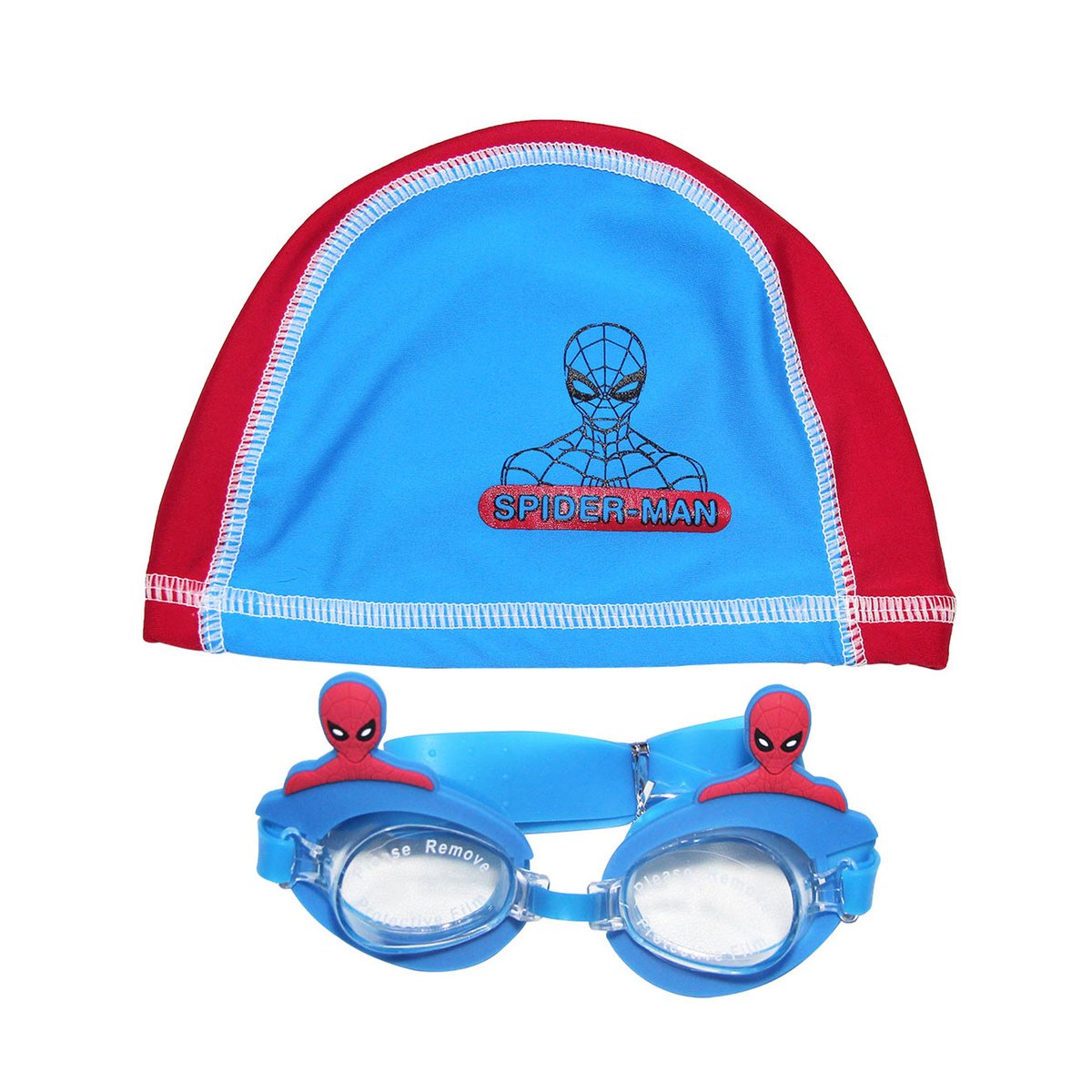 Marvel Spiderman Kids Boys Swim cap & Goggle Set SG-005 Online at Best  Price | Beach Games | Lulu UAE