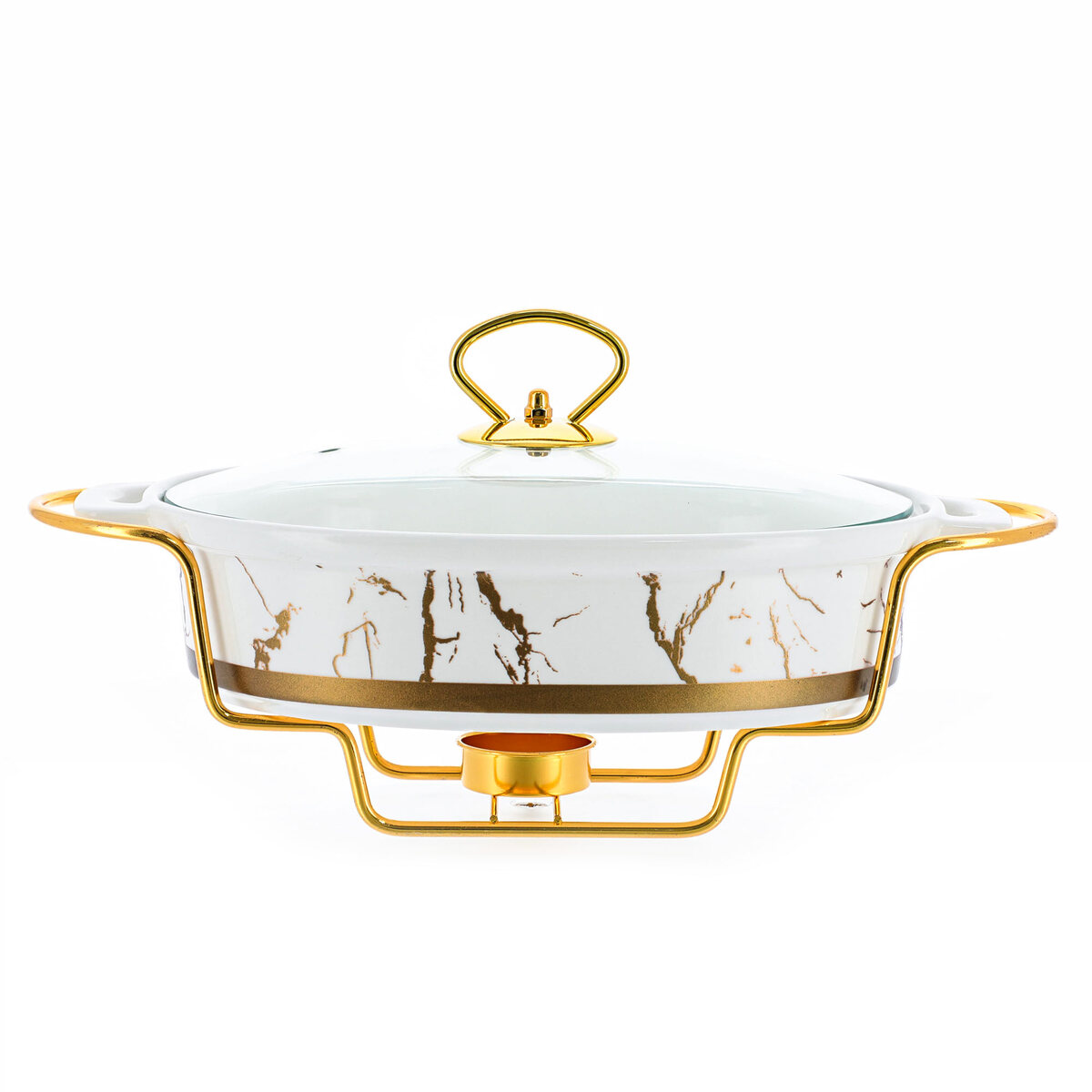 Chefline Oval Casserol+Stand CA61011