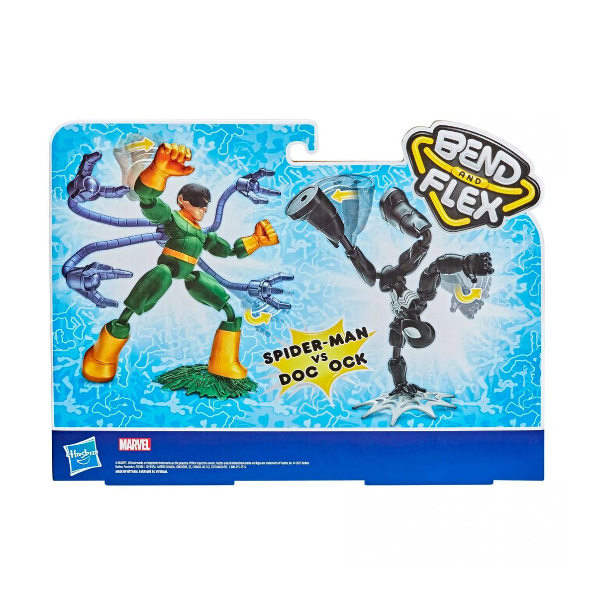 Spiderman Bend and Flex Black Suit Spider-Man Vs. Doc Ock F0239