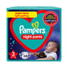 Pampers Diapers Baby-Dry Night Pants Size 3 6-11 kg 68 pcs