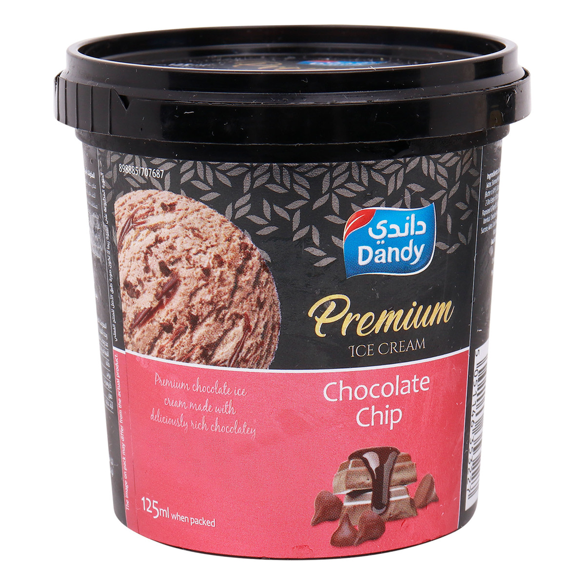 Dandy Premium Chocolate Chip Ice Cream 125 ml