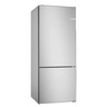 Bosch Series 4, 578 L,  Fridge With Freezer at Bottom, Stainless Steel, KGN76VI30M