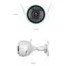 Ezviz Outdoor Smart Wi-Fi Security Camera, 2.8 MM IP Camera, CS-C3N-A0-3G2WFL1