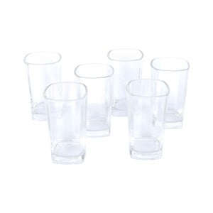 Crystal Drops Glass Long Tumbler BJB4009 6pcs