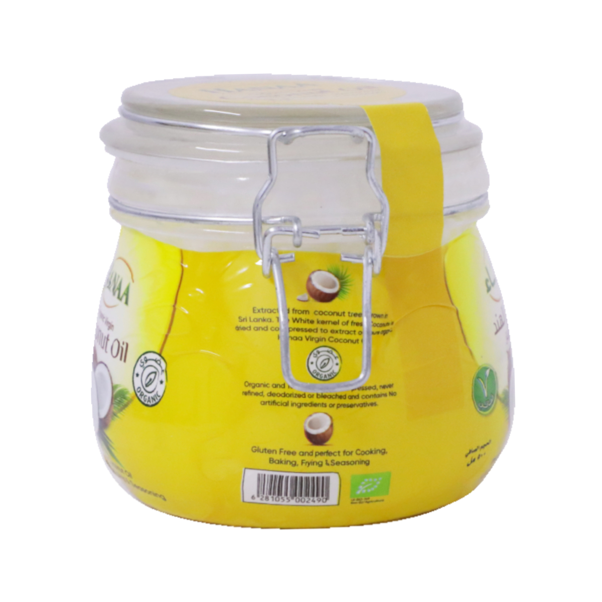 Hanaa Organic Virgin Coconut Oil 500 ml