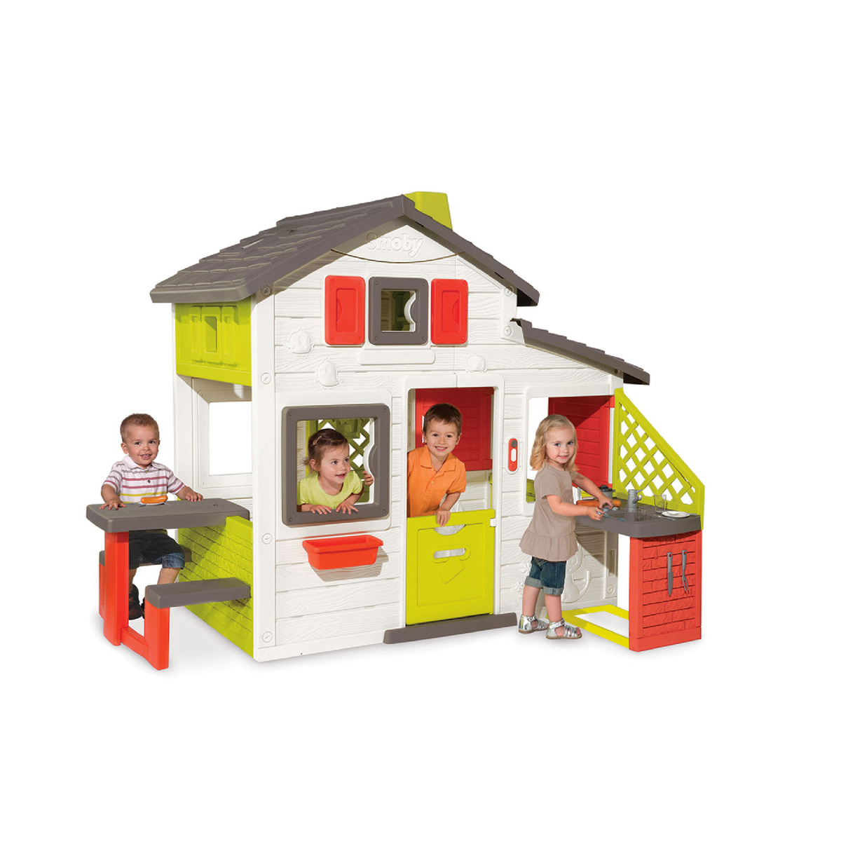 Smoby Friends House Playhouse & Summer Kitchen 10202