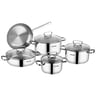 Korkmaz Lara Stainless Steel Cookware A1975 9pcs