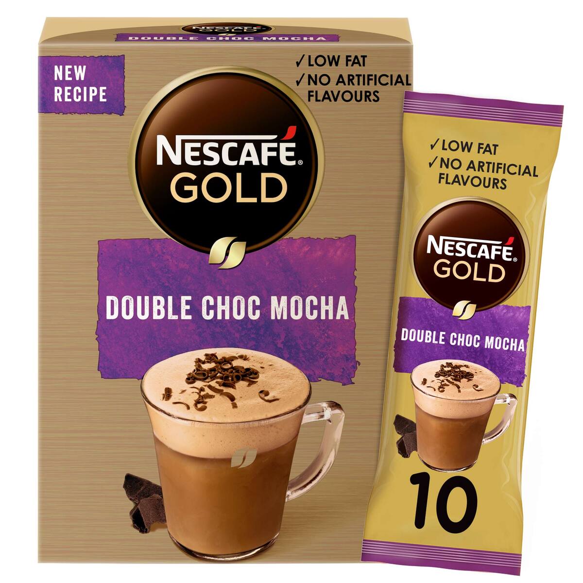Nescafe Gold Double Choc Mocha 10 x 23.5 g