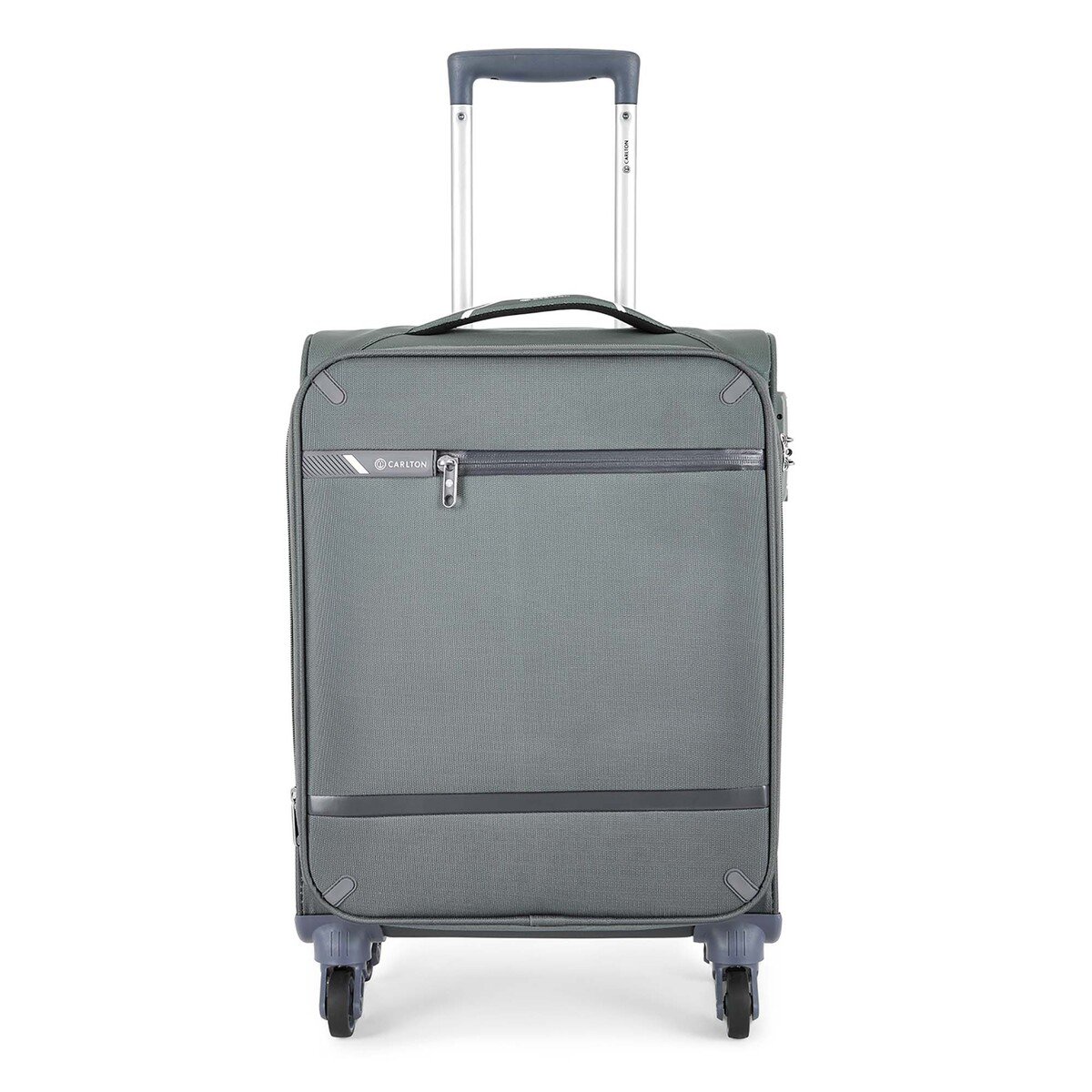 Carlton Amberlite 4 Wheel Soft Trolley, 70 cm, Grey