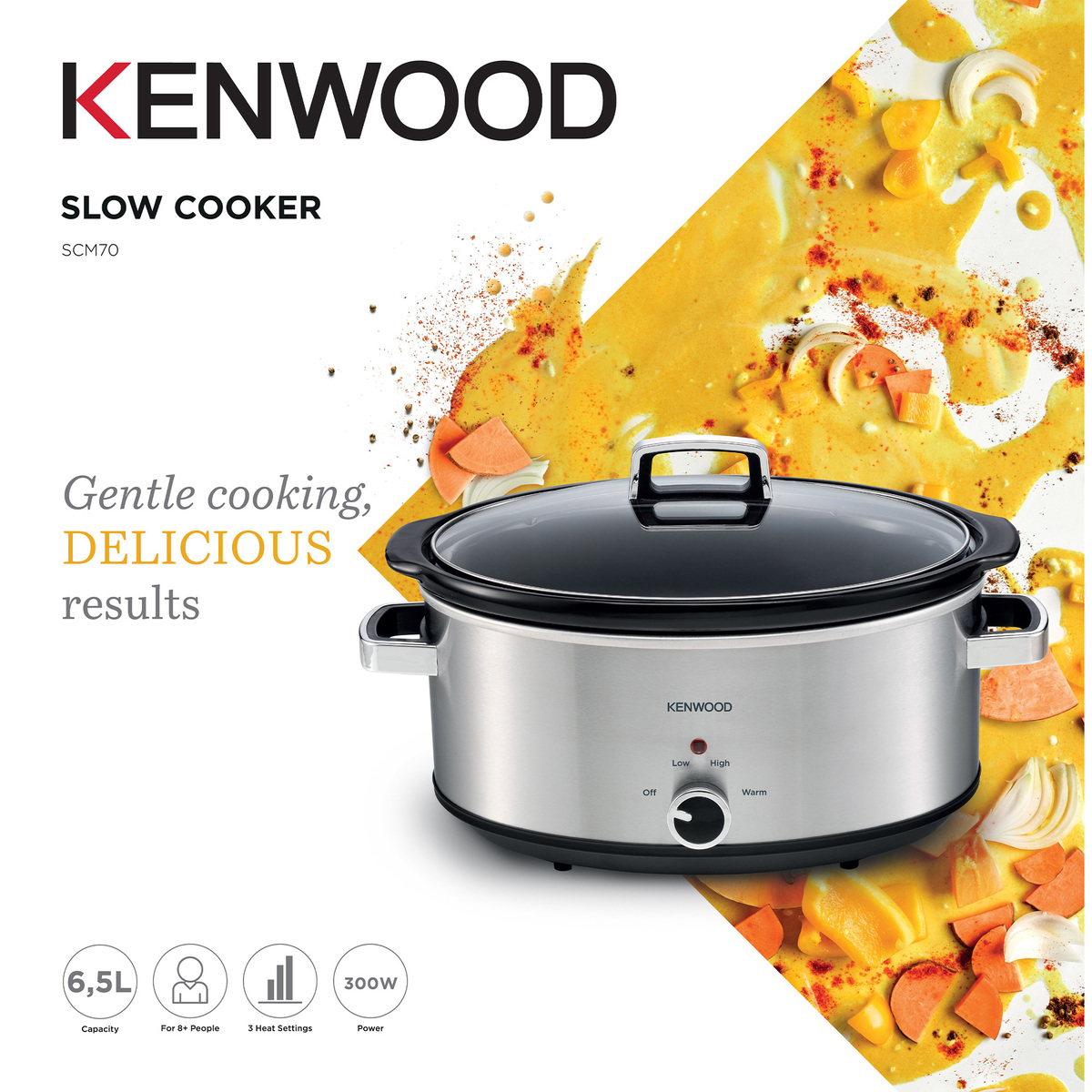 Kenwood 6.5 L Slow Cooker, 300 W, SCM7000S Online at Best Price Slow