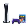 Sony PS5 Console 825GB SSD + Sony DualSense Wireless Controller.purple + Sony PS4 Crash Bandicoot-4