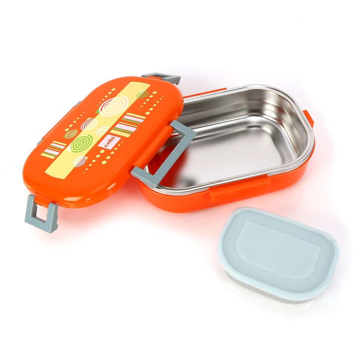 Cello Stainless Steel Lunch Box FeastDlx 750ml Assorted