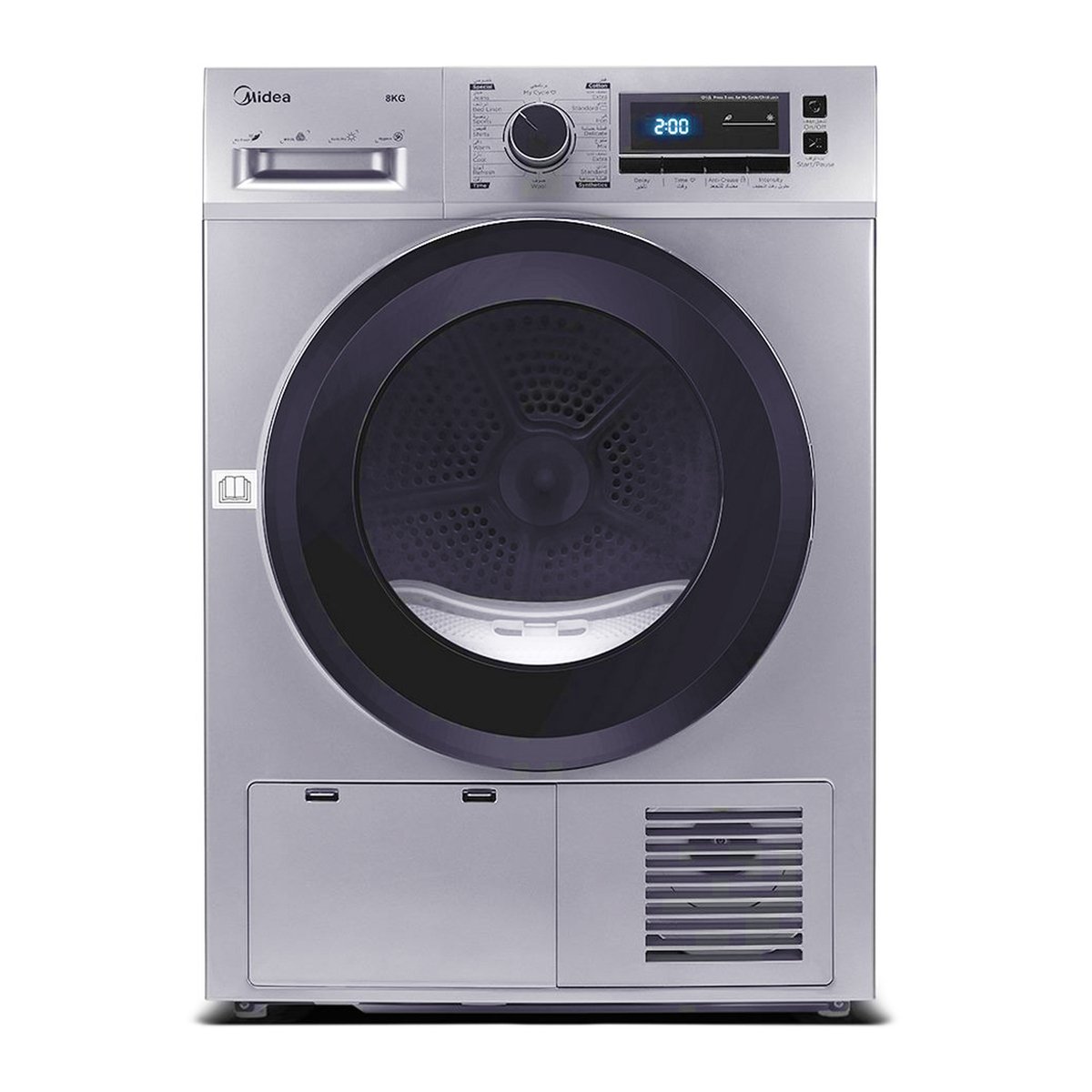 Midea Condenser Dryer MDG80CS 8Kg Silver