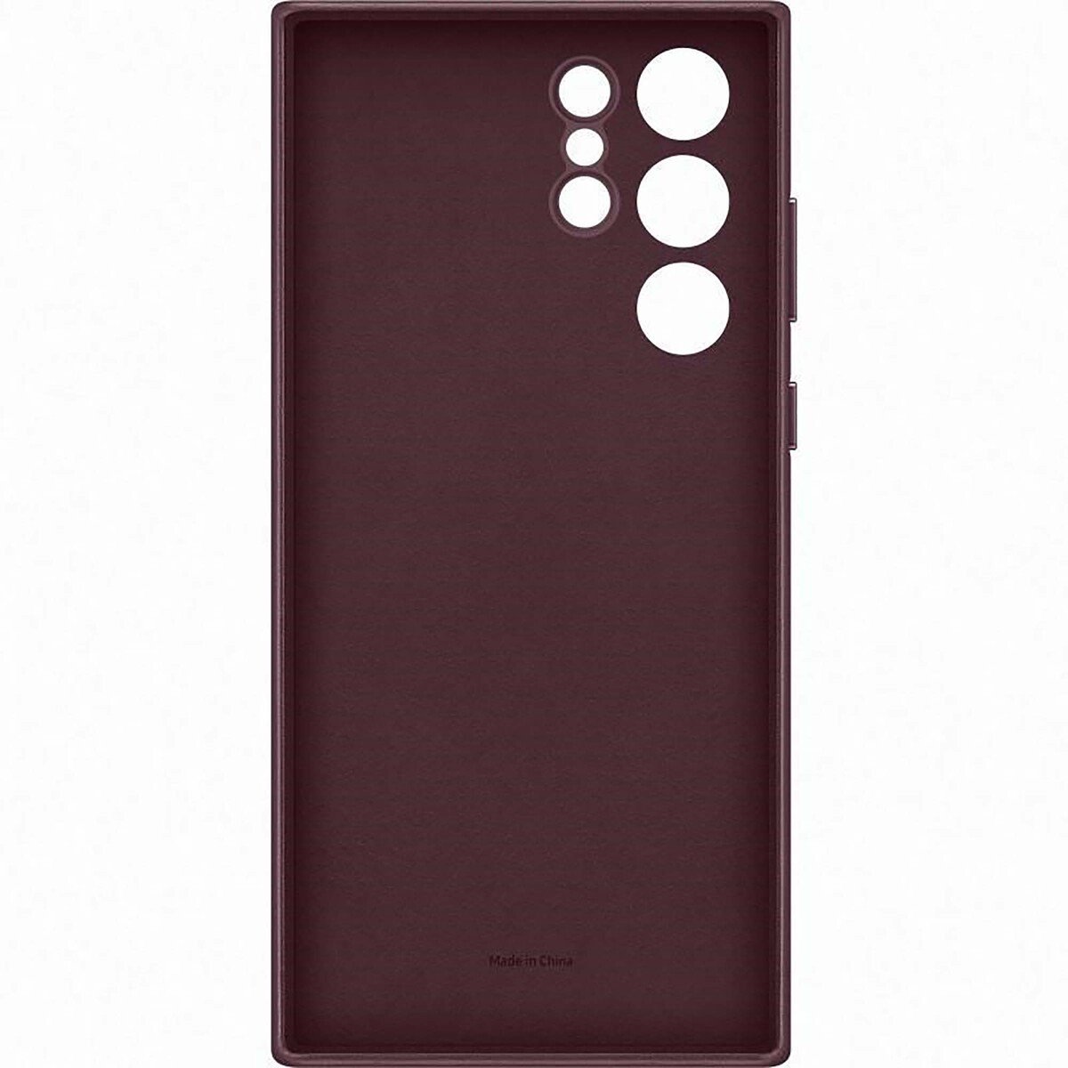 Samsung Galaxy S22 Ultra Leather Cover Case-Burgundy (EF-VS908LEEGWW)