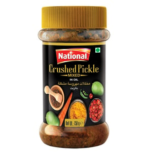 National Crushed Pickle Mixed In Oil 750 g