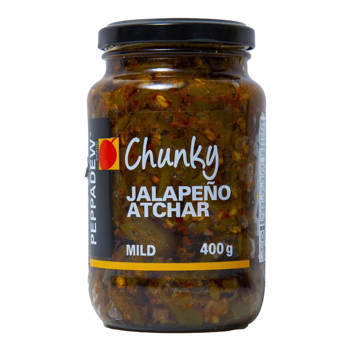 Peppadew Mild Chunky Jalapeno Atchar 400 g