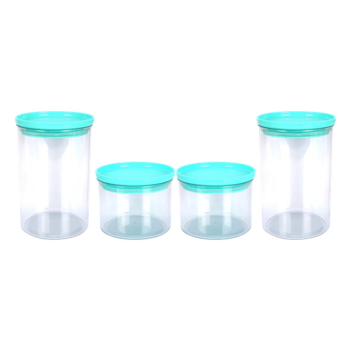 Home Airtight Container Round 900ml + 500ml 4pcs