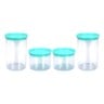 Home Airtight Container Round 900ml + 500ml 4pcs