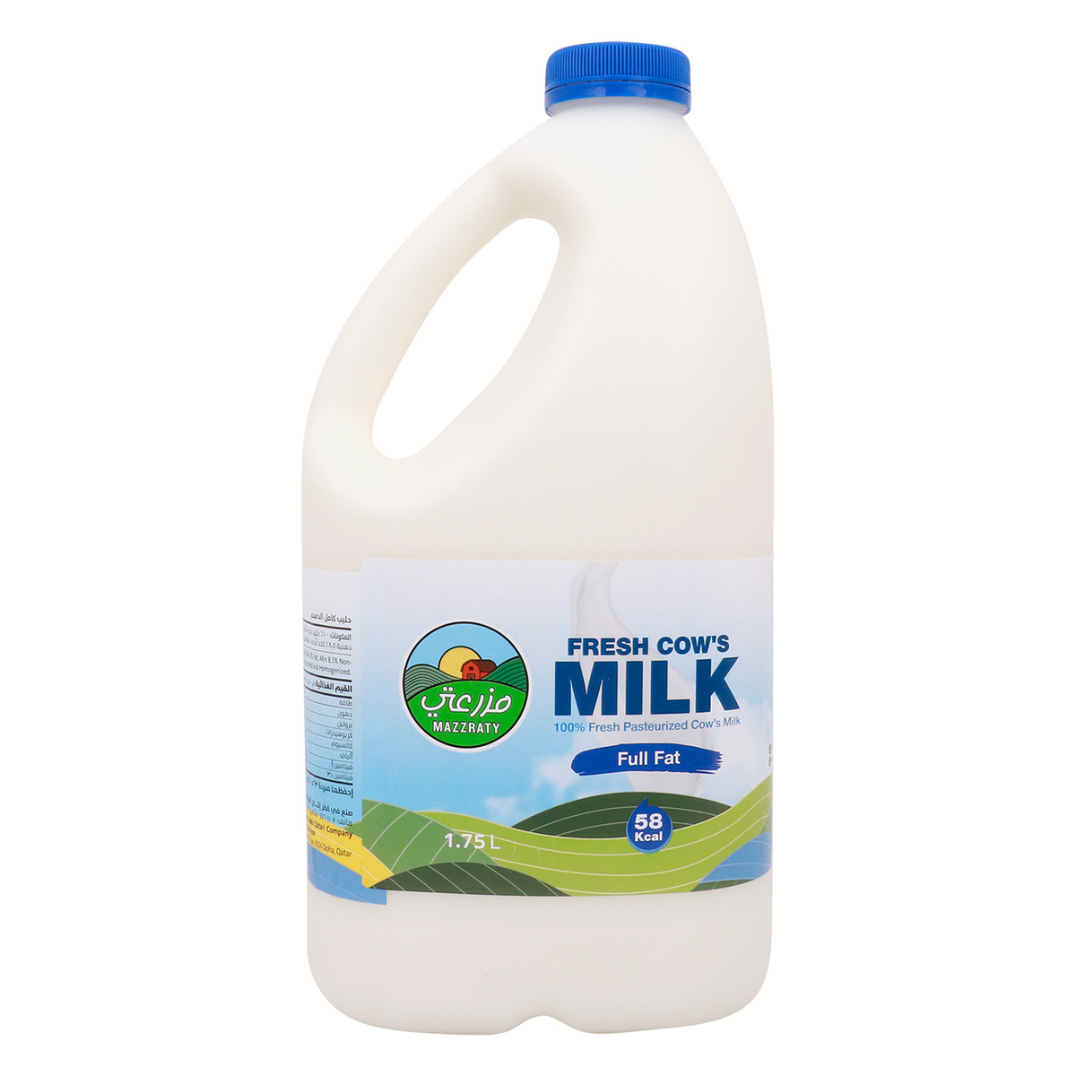 Mazzraty Full Fat Fresh Milk 1.75 Litre