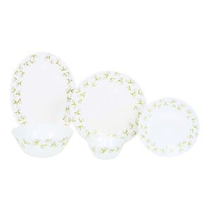 La Opala Ivory Dinner Set 20pcs WHITE PASSION