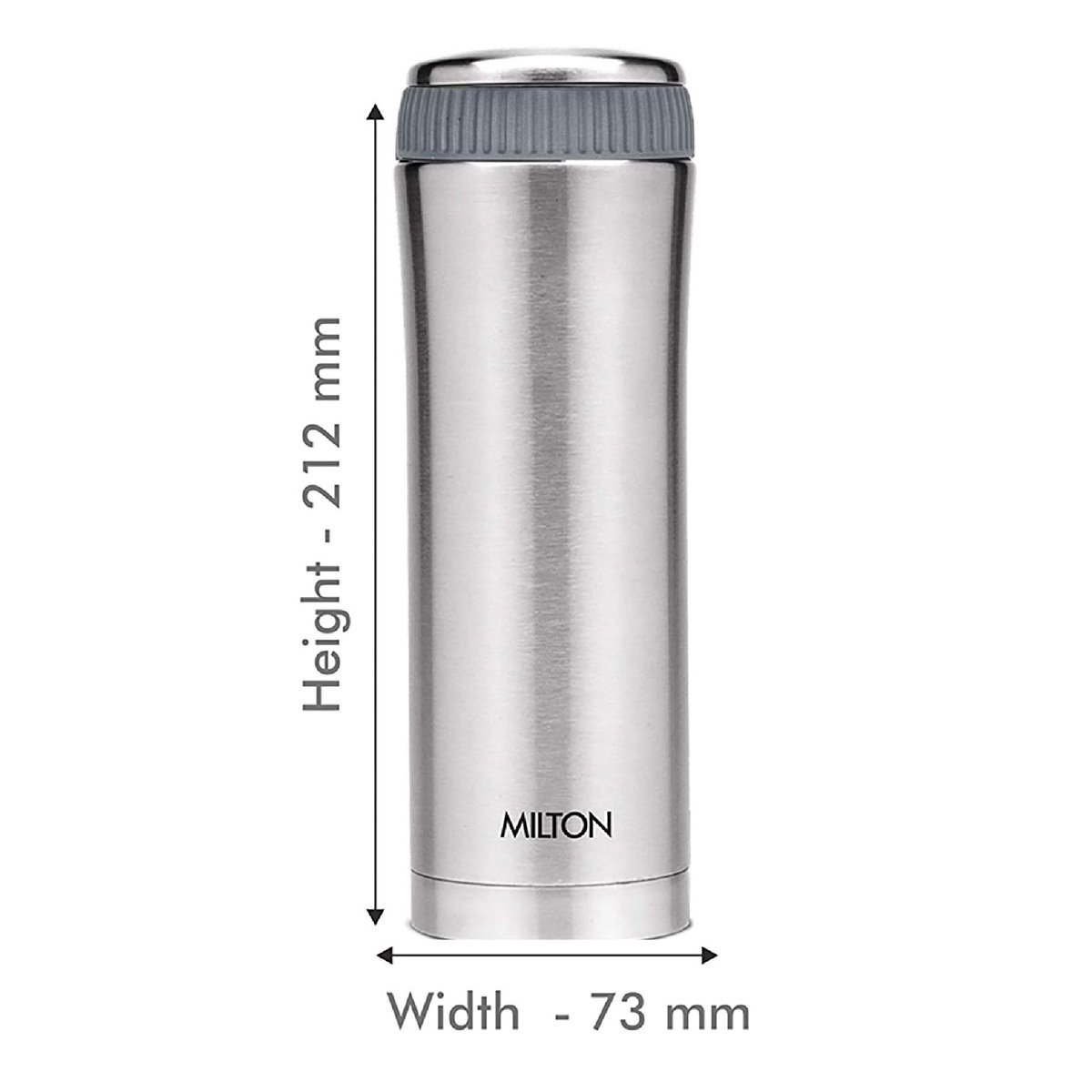 Milton Stainless Steel Double Wall Vacuum Flask 460ml Optima 500