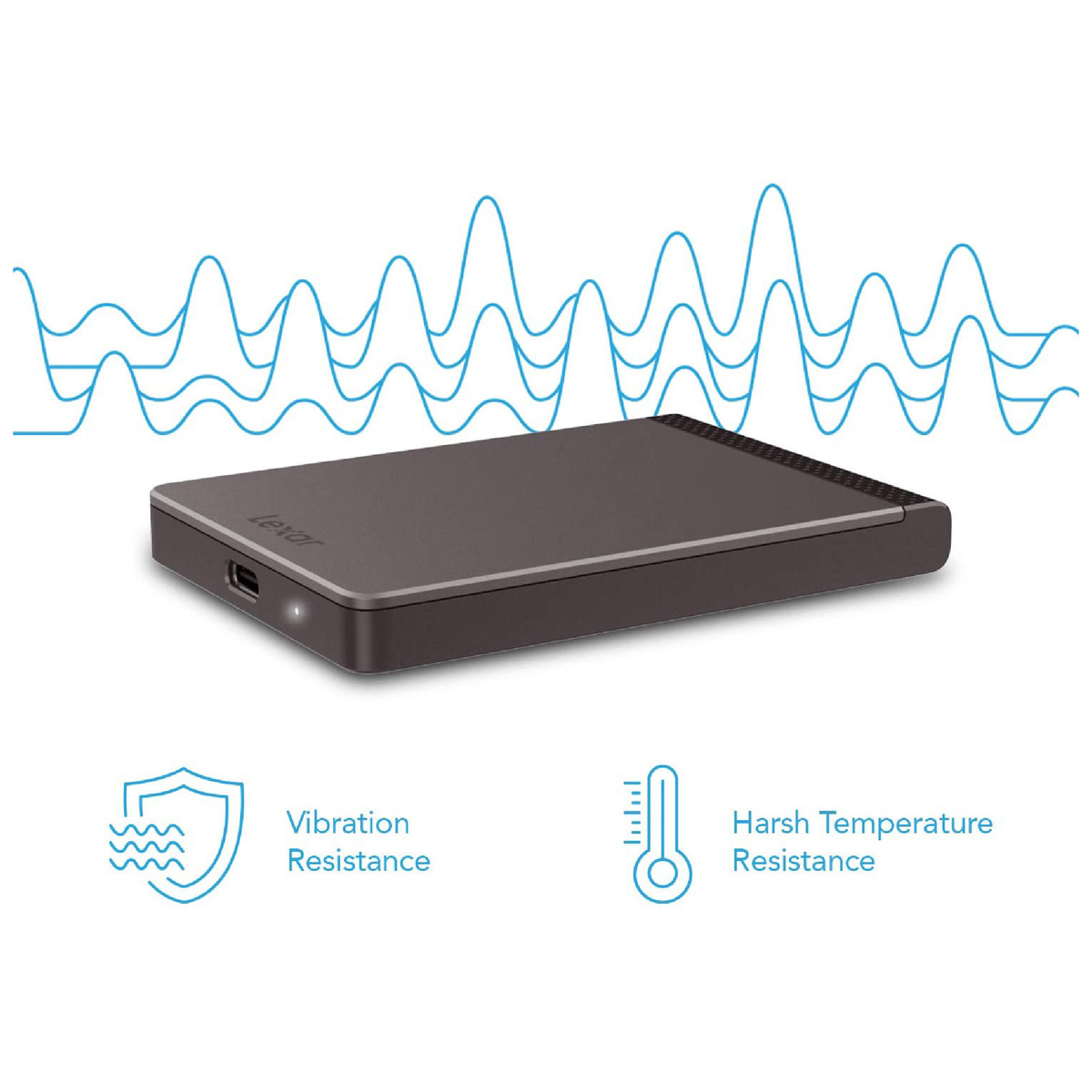 Lexar LSL200X960G 960GB Portable SSD, Solid State Drive, Up to 550MB/s Read