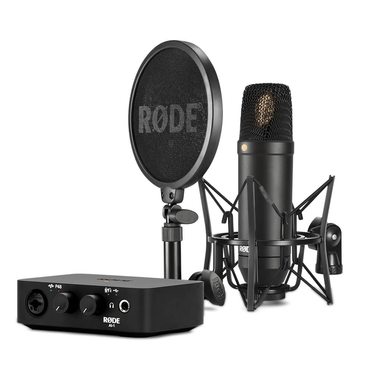 Rode Complete Studio Mic Kit, NT1 & AI-1 Online at Best Price | Microphones  | Lulu UAE