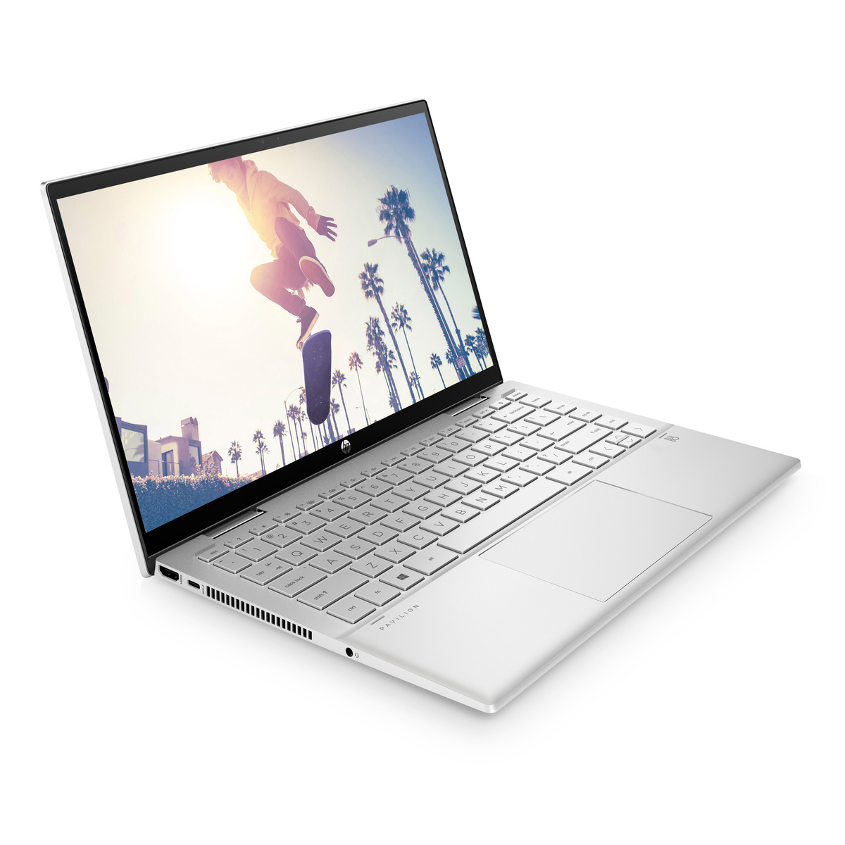 HP Pavilion x360 2 in 1 Laptop 14" FHD Touchscreen,14-DY1001NE (63P70EA) Intel® Core™ i3-1125G4 processor,4GB RAM,256GB SSD, Intel UHD Graphics ,Windows 11,Natural silver