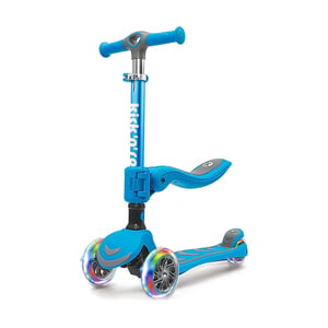 Skid Fusion 2In1 Twister Kids Foldable Scooter S6 Blue