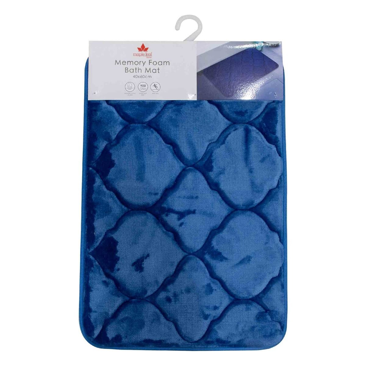 Maple Leaf Bath Mat 40x60 cm Solid SG2105 Assorted