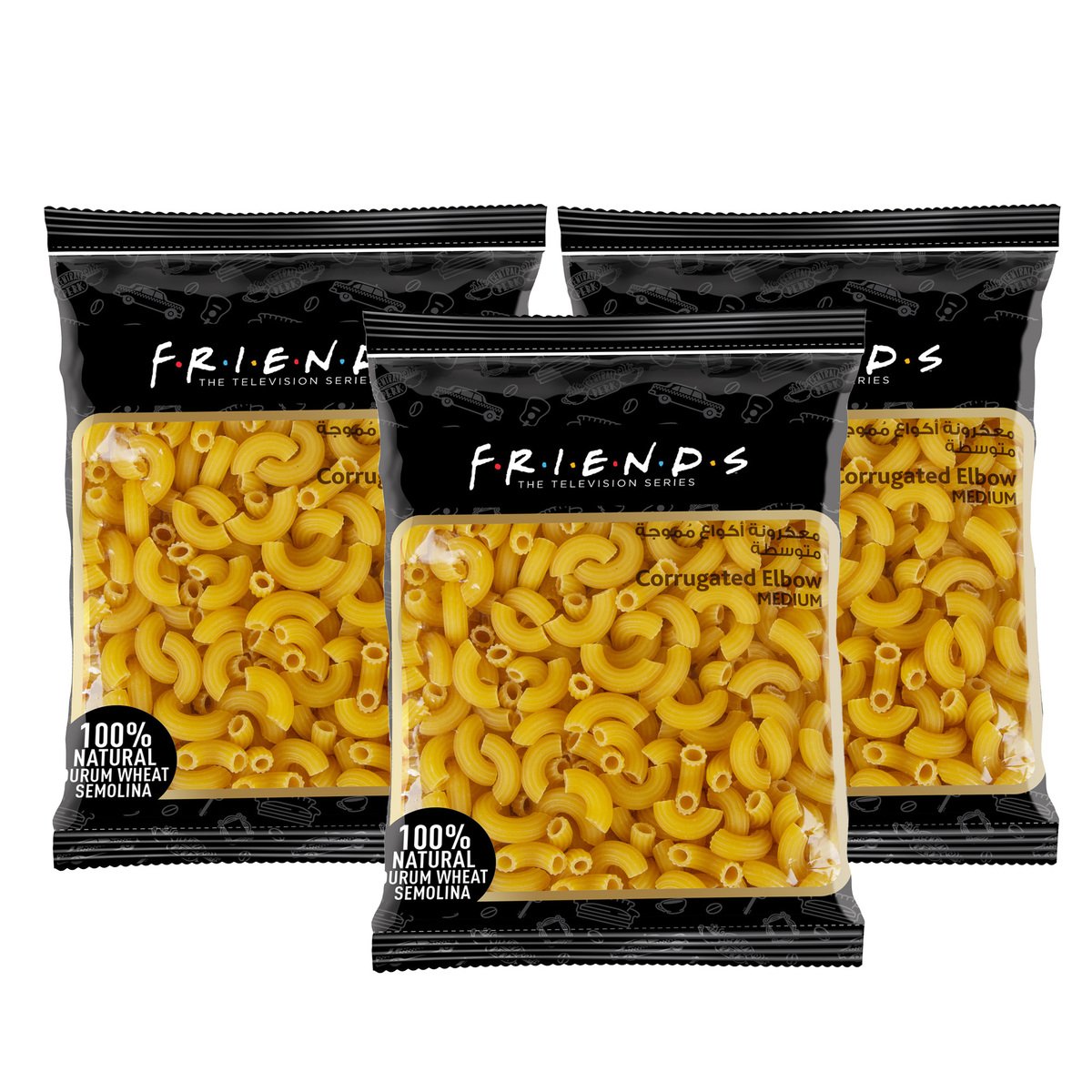 Friends Elbow Pasta 3 x 400 g