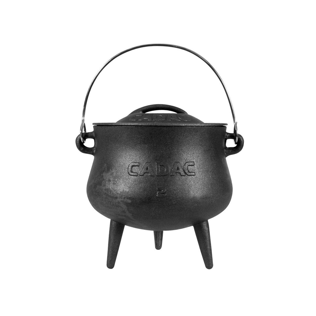 Cadac Cast Iron Potjie Pot Number 2 Vegetable Oil Finish 96022 Online ...
