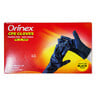 Orinex Non Sterile Powder Free CPE Gloves Black Extra Large 100pcs