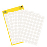 Avery Dot Stickers, 12mm, 270 Pcs, White, 3145